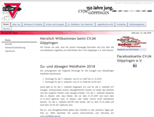 Tablet Screenshot of cvjm-gp.de